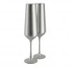 Peill+Putzler Sektkelch 200 ml, 2er Set Las Vegas | silberfarben Sektkelch 200 ml