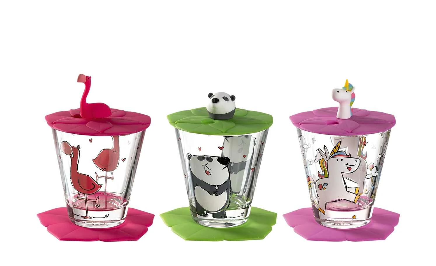 LEONARDO Kinder Trink - Set 9-tlg. Flamingo /Einhorn / Panda Bambini | Flamingo / Einhorn / Panda 5 LEONARDO Kinder Trink - Set 9-tlg. Flamingo /Einhorn / Panda Bambini | Flamingo / Einhorn / Panda – Bild 5