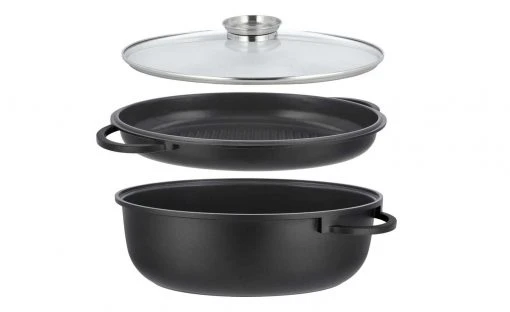 Meisterkoch Bräter oval, 3-teilig GUSTUS -Töpfe & Pfannen & Zubehör || Gläser & Karaffen Verkäufe 11531327 7 202204281233