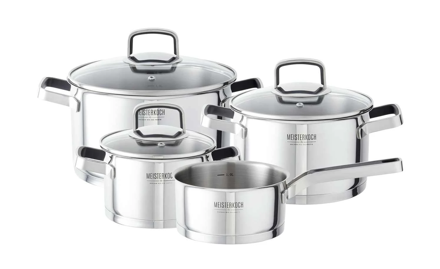 Meisterkoch Topfset, 4-teilig RADIUS 4 Meisterkoch Topfset, 4-teilig RADIUS – Bild 4