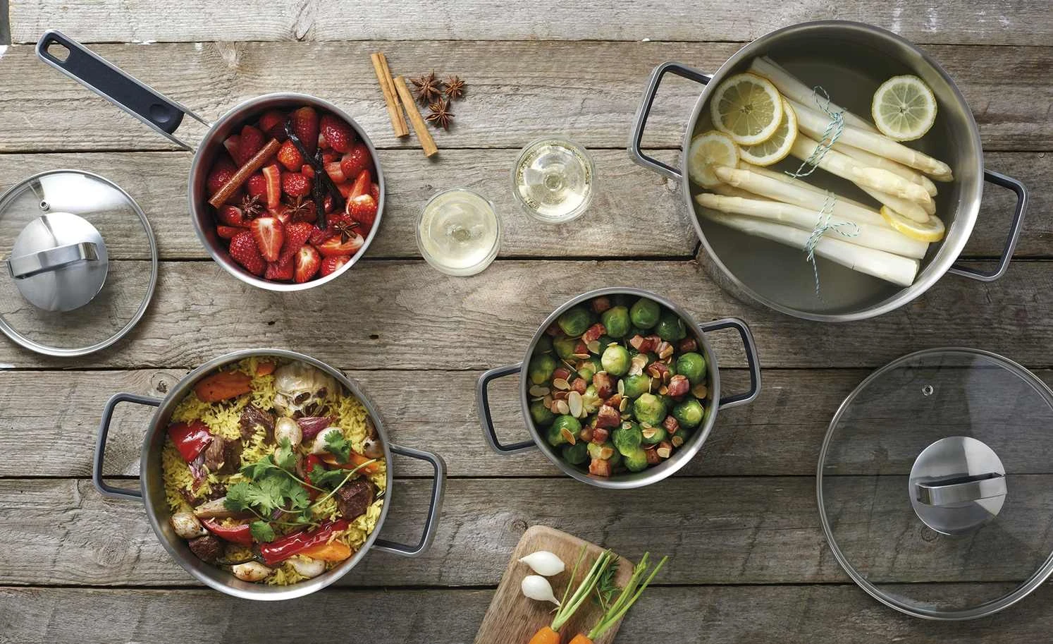 Meisterkoch Topfset, 4-teilig RADIUS 2 Meisterkoch Topfset, 4-teilig RADIUS – Bild 2