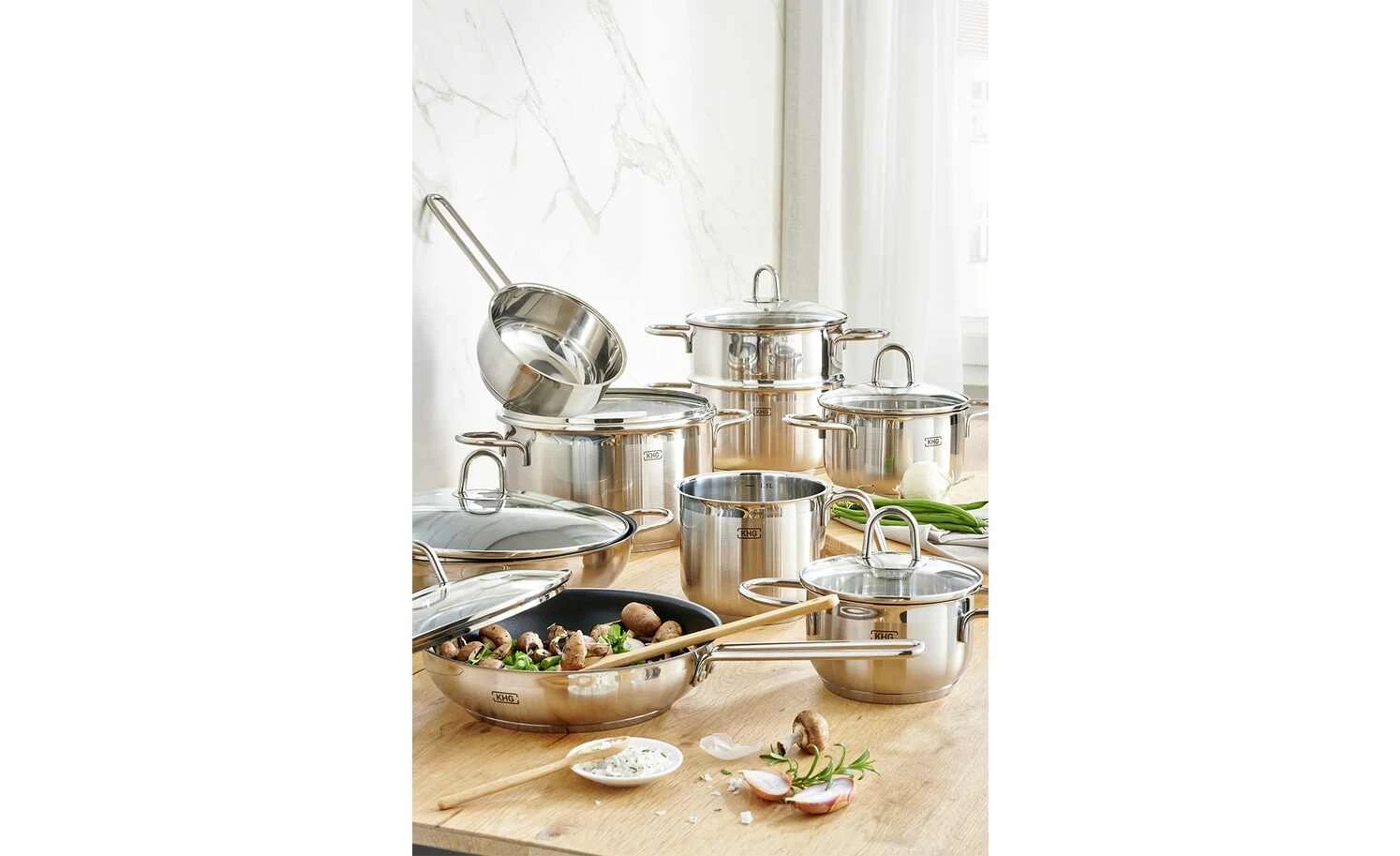 KHG Topfset, 9-teilig Melina 1 KHG Topfset, 9-teilig Melina
