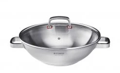Meisterkoch Edelstahl-Wok mit Deckel FOCUS 10 Meisterkoch Edelstahl-Wok mit Deckel FOCUS -Töpfe & Pfannen & Zubehör || Gläser & Karaffen Verkäufe 12531234 3 202007080903