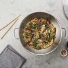 Meisterkoch Edelstahl-Wok mit Deckel FOCUS